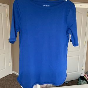 Talbots stretch weekend tee